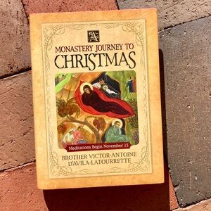 A Monastery Journey to Christmas Serenity Holiday Woodcut Illustrated Advent